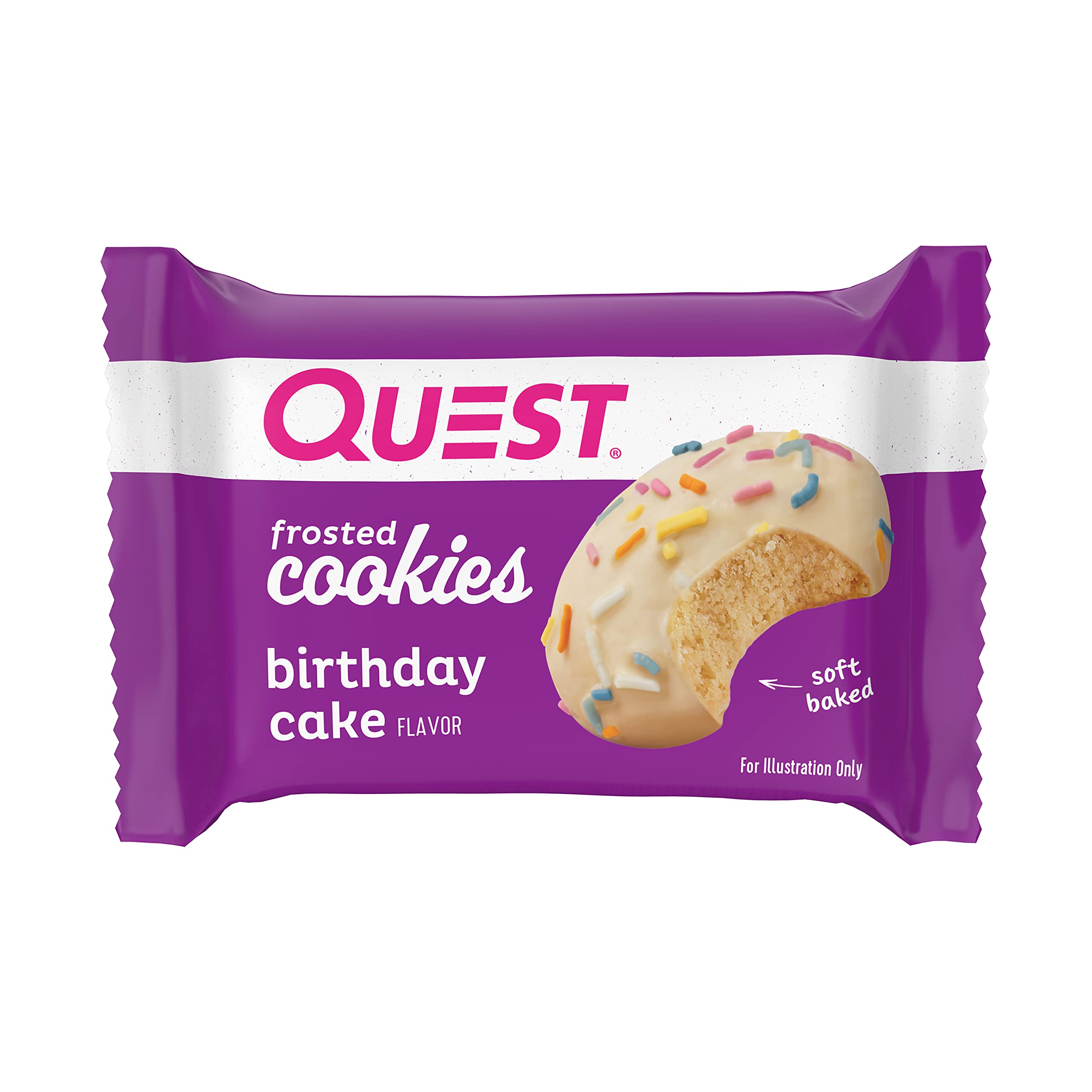 Quest Frosted Cookies Twin Pack with Birthday Cake Flavor from Quest Nutrition Bakeshop