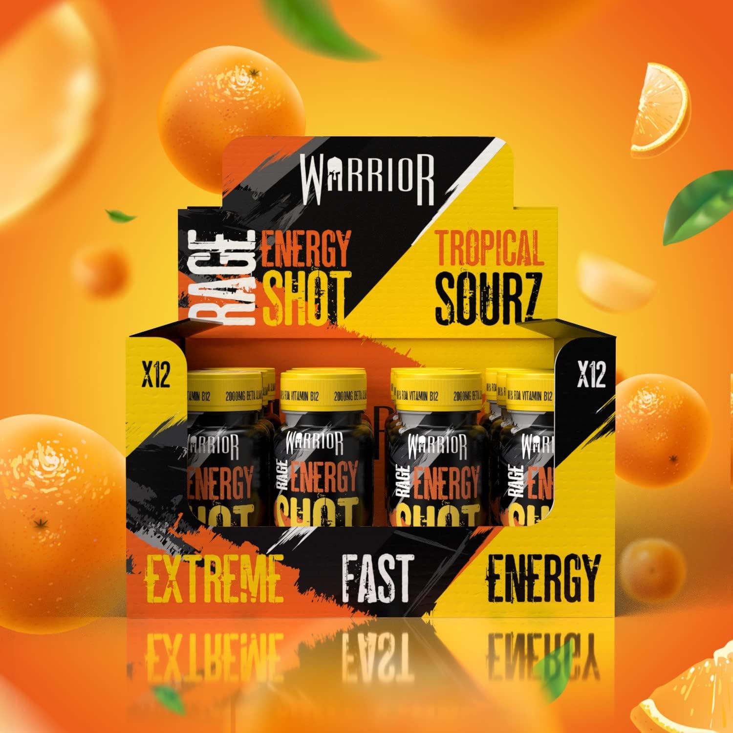 Warrior RAGE Energy Shots - Pre-Workout Shots