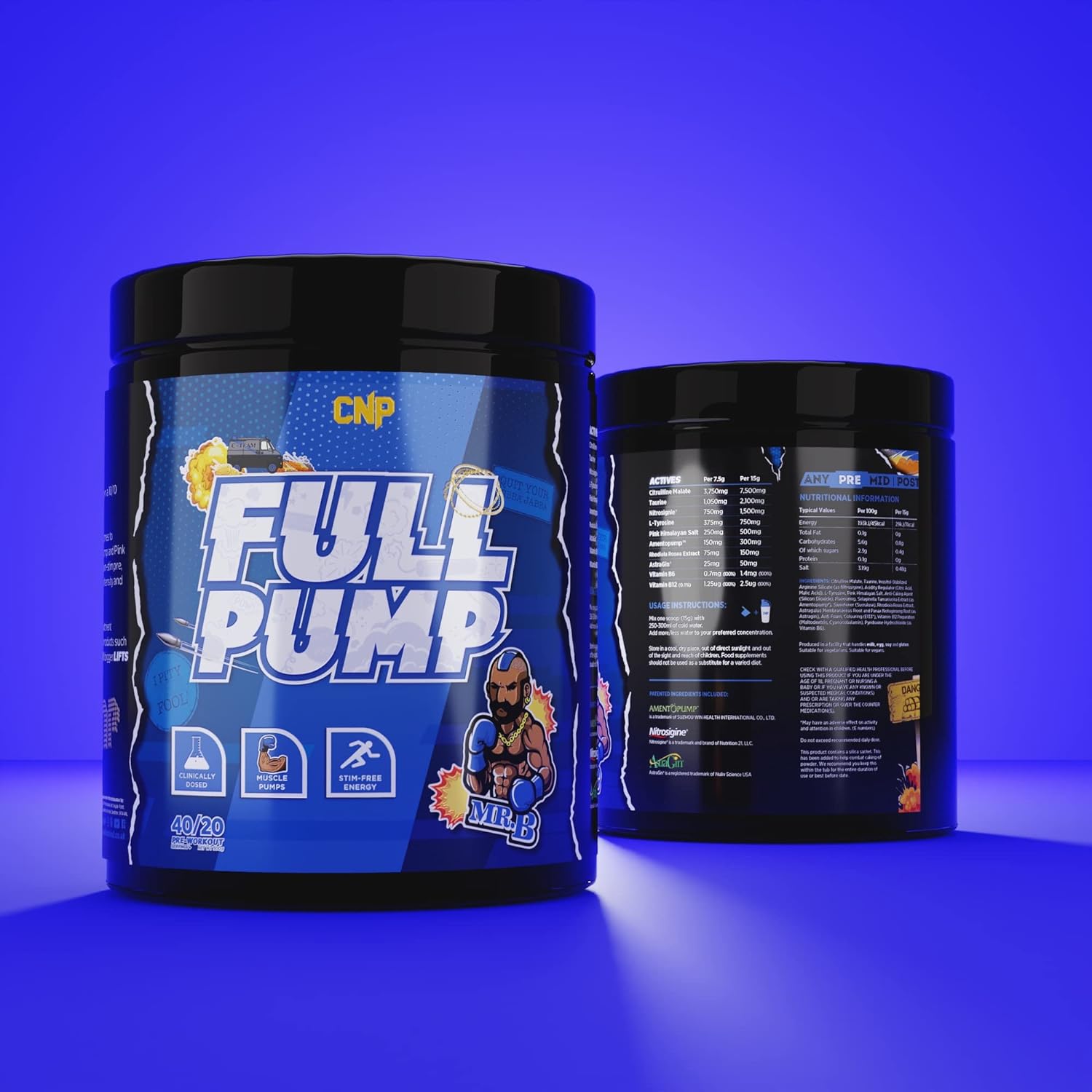 CNP Full Pump - 300g / Mr B - Pre-Workout