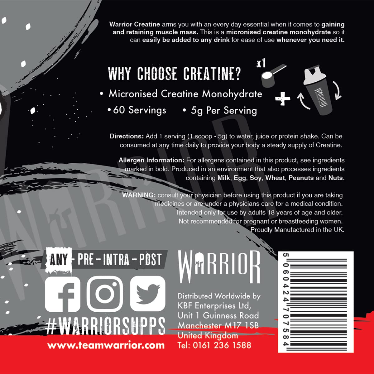 Warrior Essentials Creatine - Creatine Chews
