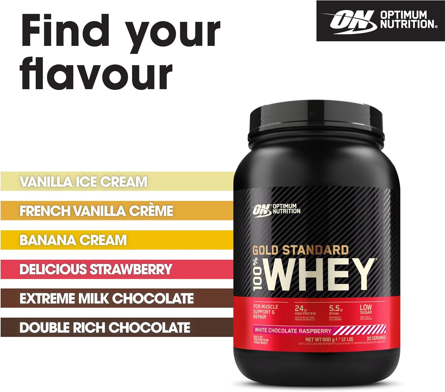 Optimum Nutrition Gold Standard 100% Whey - Whey Protein Powder