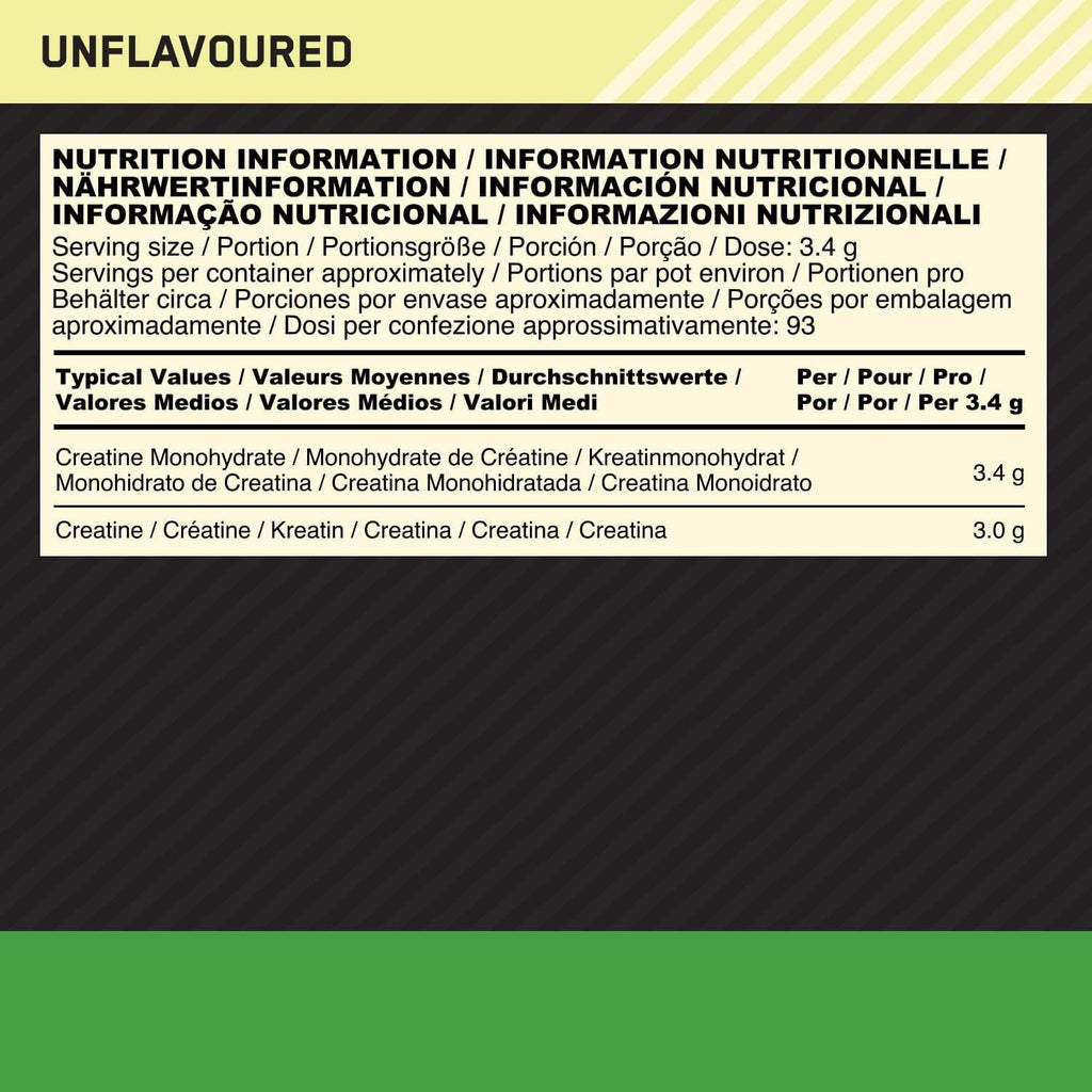 Optimum Nutrition Micronised Creatine - Creatine