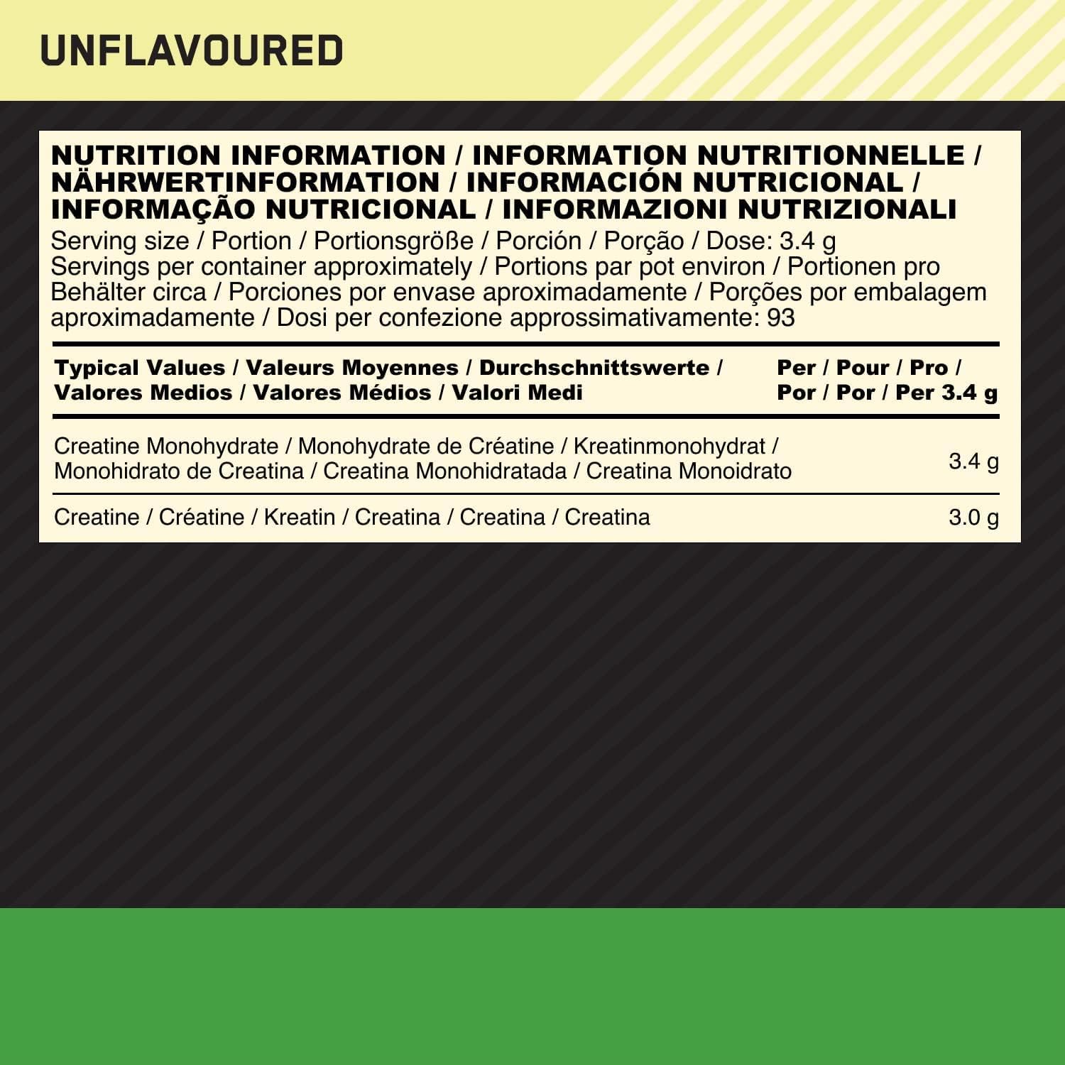 Optimum Nutrition Micronised Creatine - Creatine