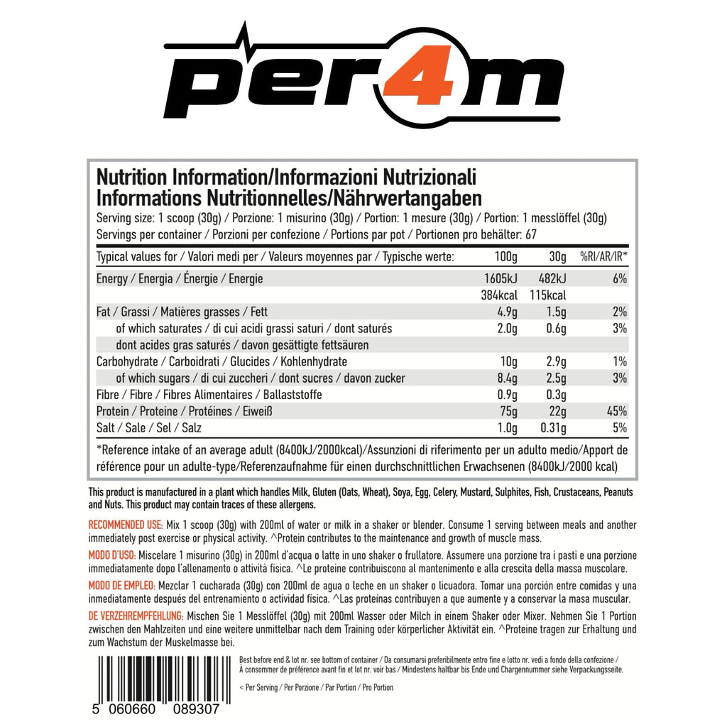 Per4m Advanced Whey Protein - Whey Protein Powder