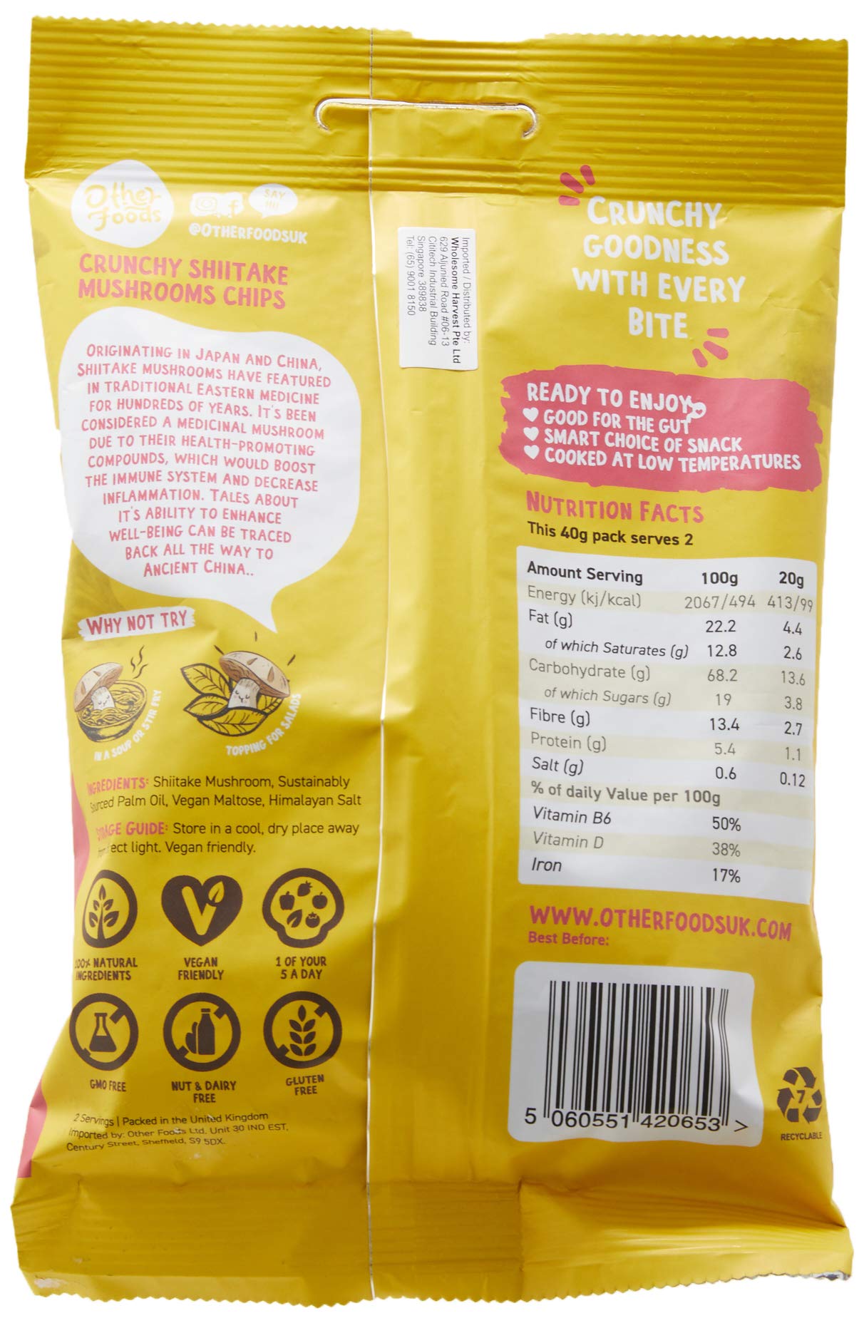 Other Foods Mushroom Crisps