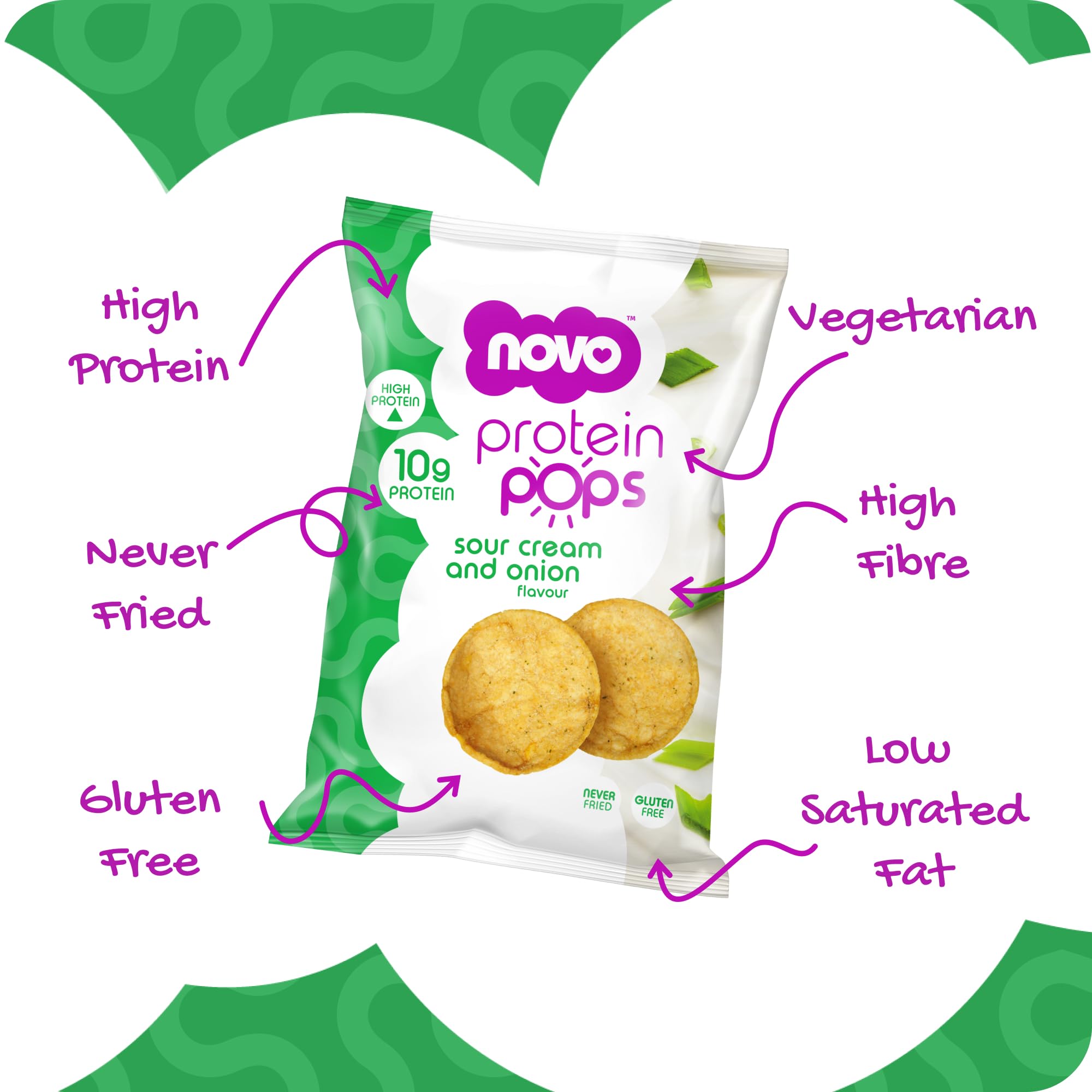 Novo Nutrition Novo Protein Pops - Protein Crisps