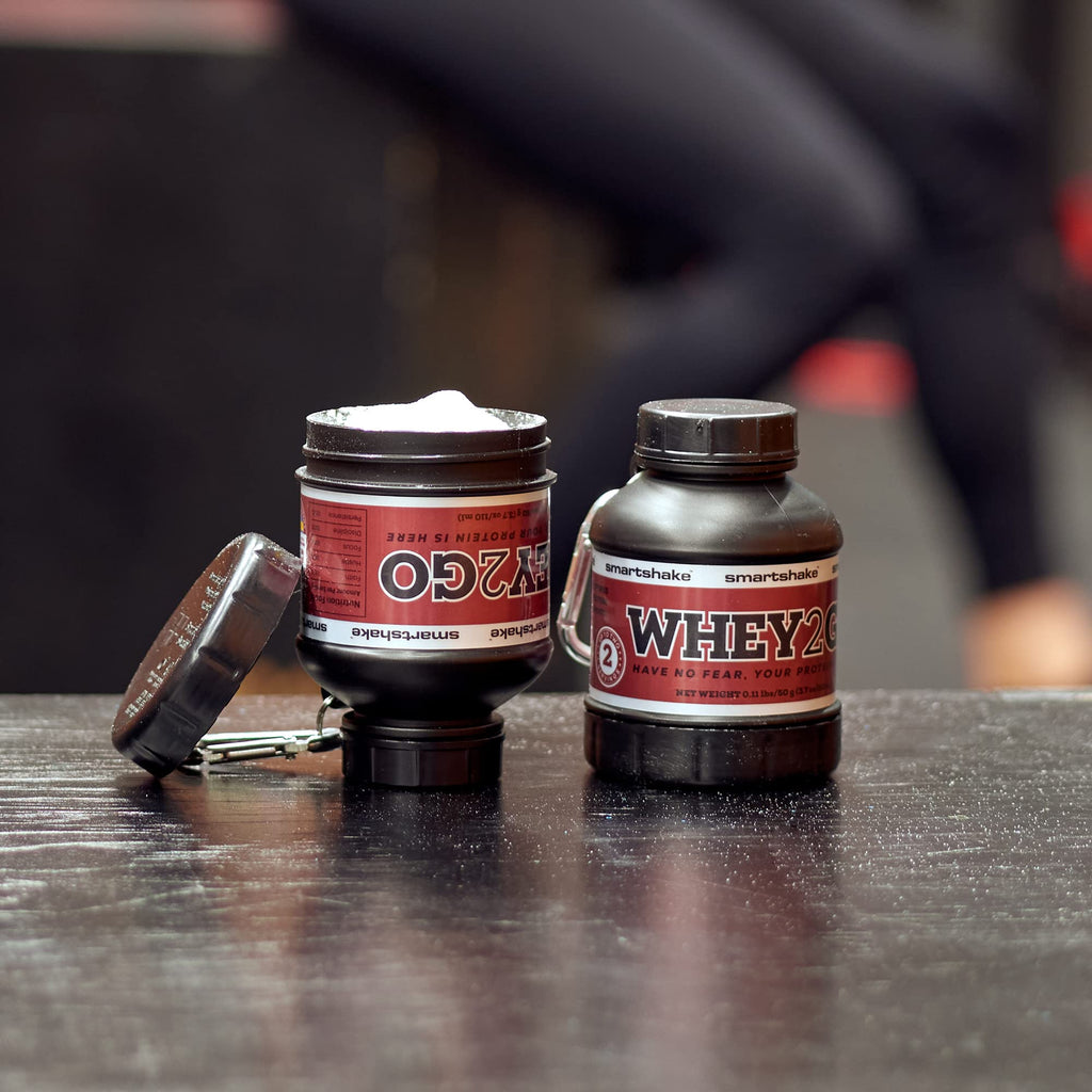SmartShake Whey2Go Funnel 50ml Black/Brown - 110ml - Powder Funnel