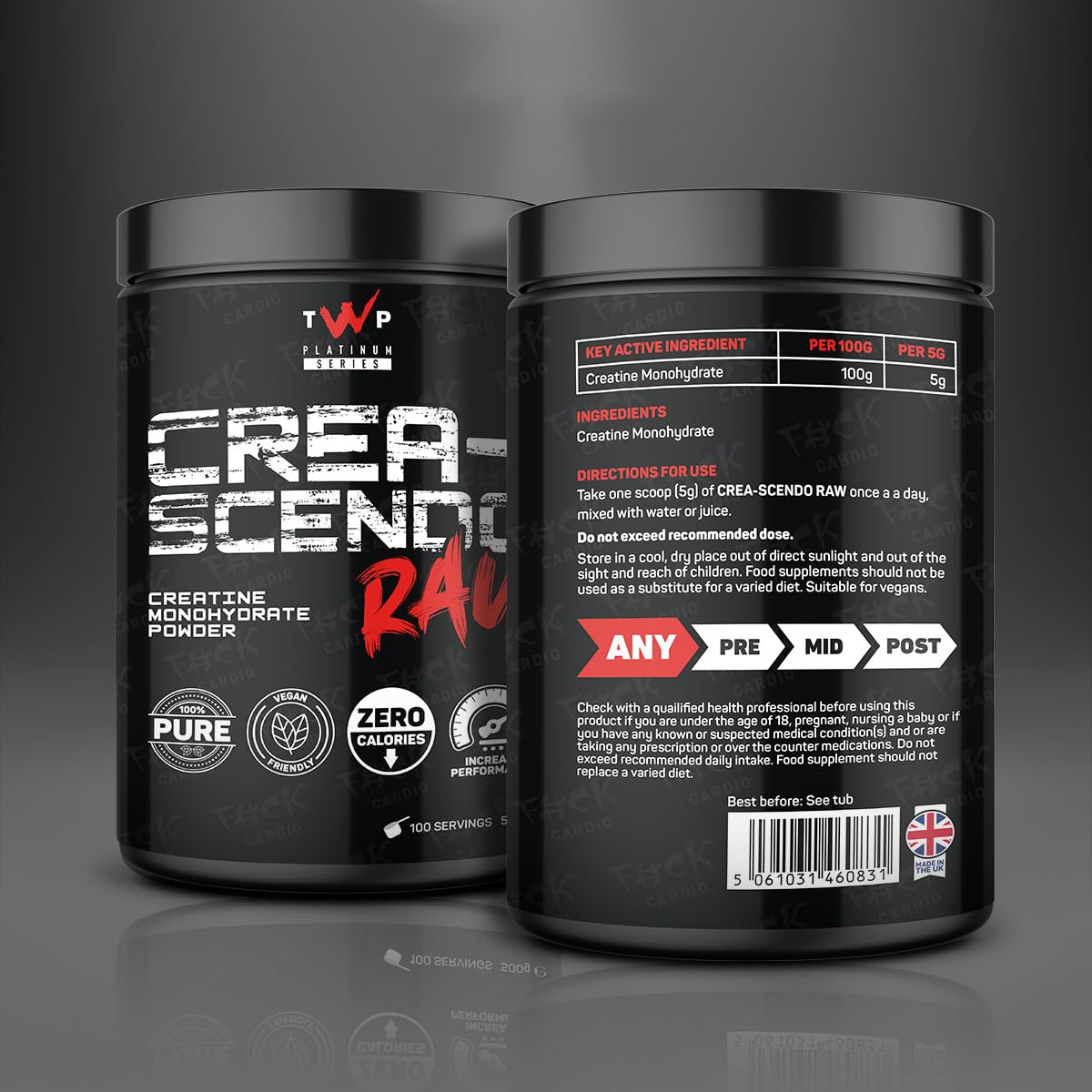 TWP Crea-RAW N/A - 500g - Creatine