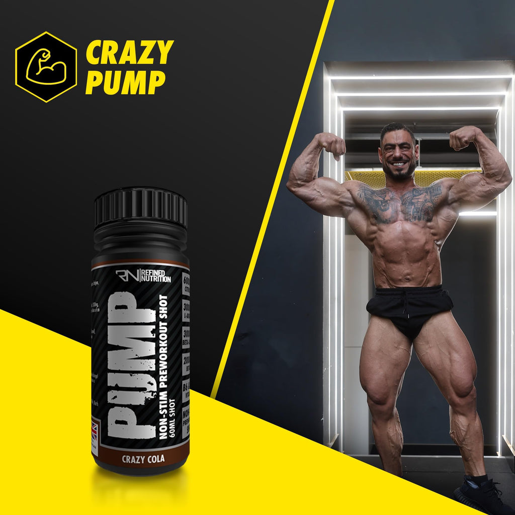 Refined-Nutrition-PUMP-Pre-Workout-Shots--Green-Apple - 12x60ml / Green Apple - Pre-Workout Shots