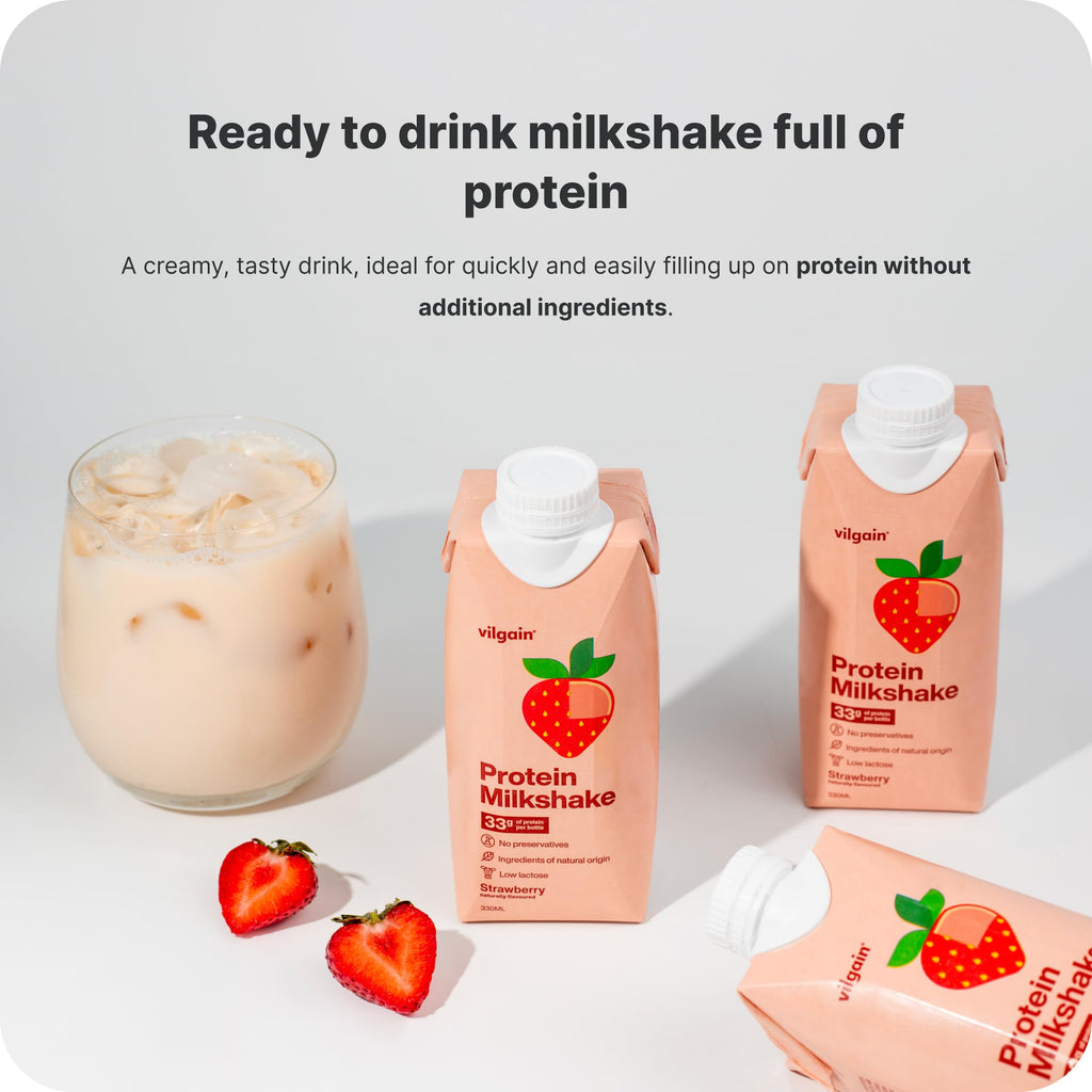 Vilgain Protein Milkshake 12x330ml
