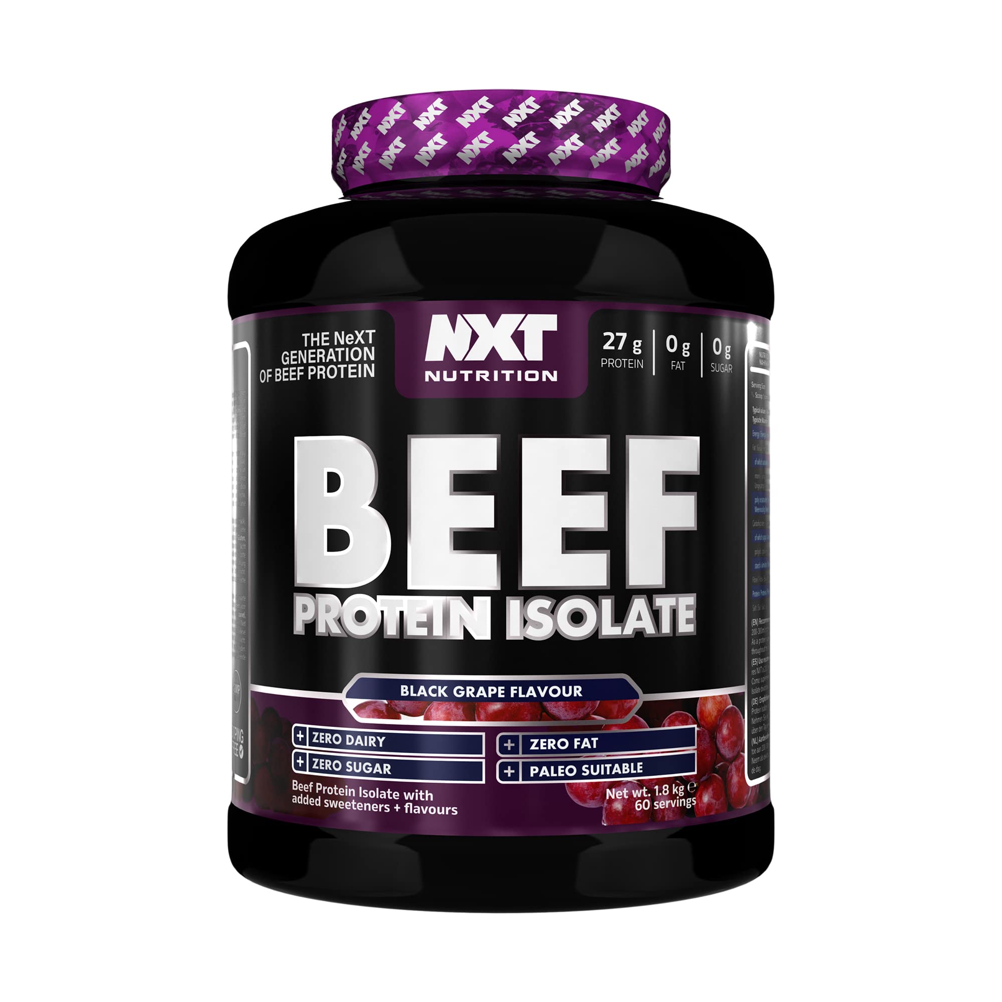 NXT Nutrition Beef Protein Isolate 1.8kg