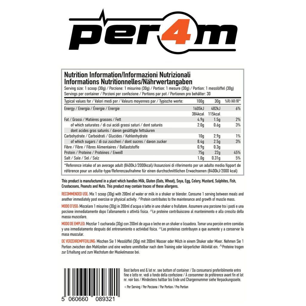 Per4m Advanced Whey Protein - Whey Protein Powder