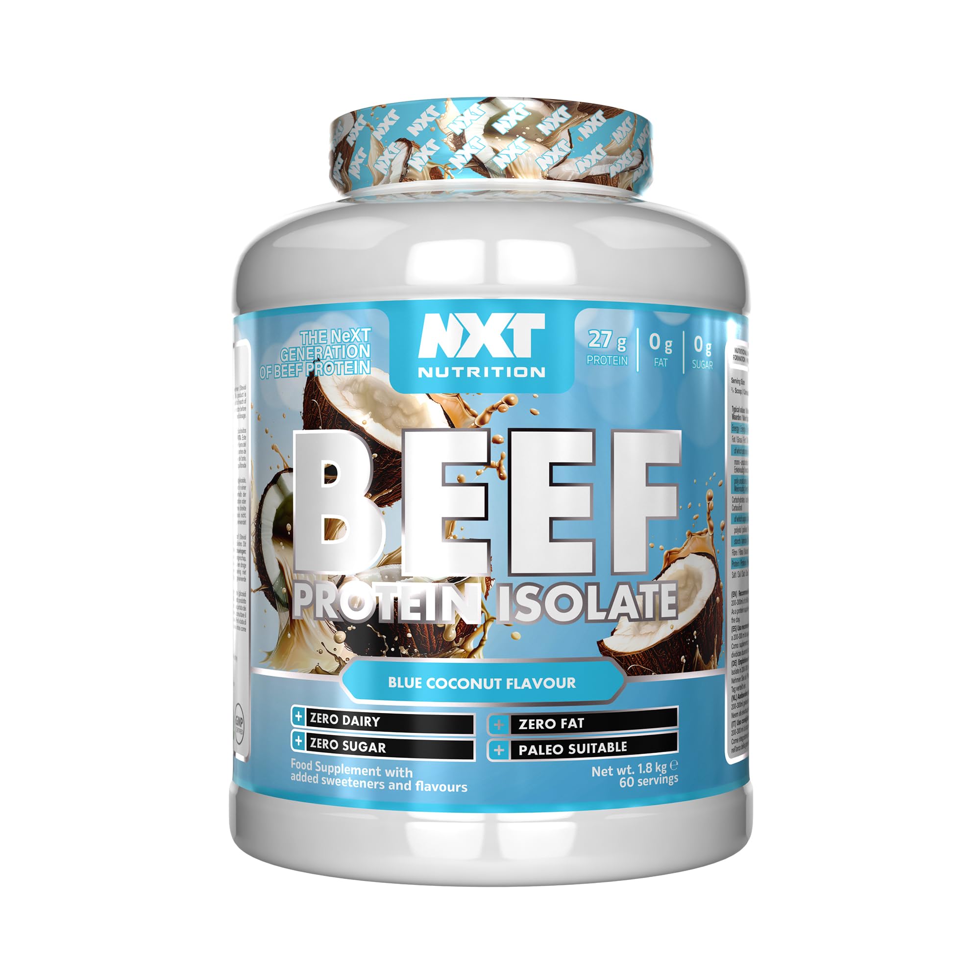 NXT Nutrition Beef Protein Isolate 1.8kg