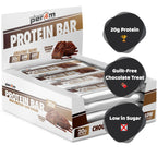Display of Per4m Protein Bar chocolate brownie flavor protein bars for a tasty snack