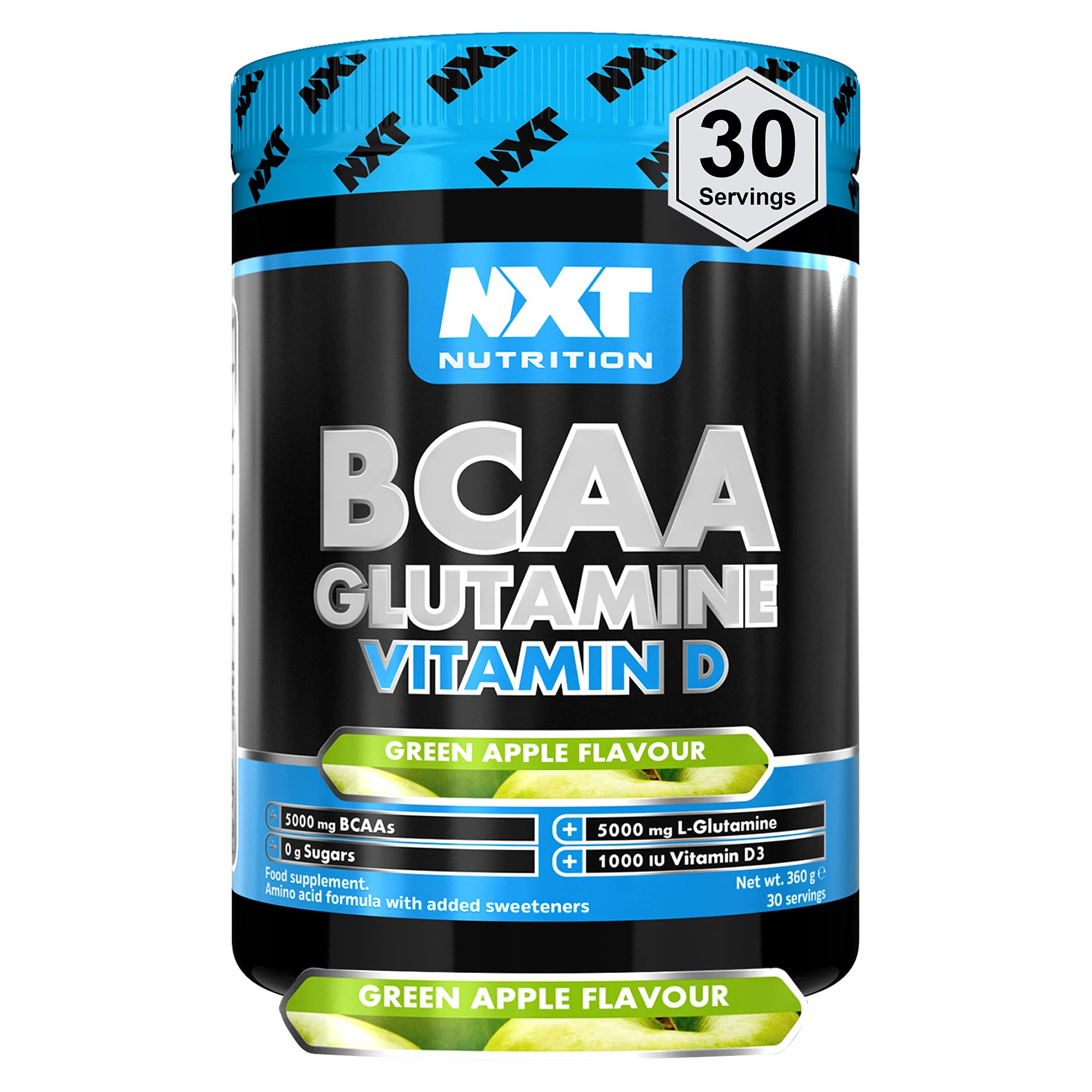NXT Nutrition BCAA, Glutamine & VIt D 360g