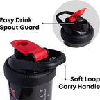 SmartShake Revive shaker with stackable storage and shock-absorbing rubber handle