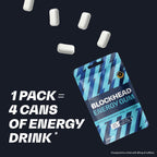 Blockhead Energy Gum 12 Packs of 7 Pieces