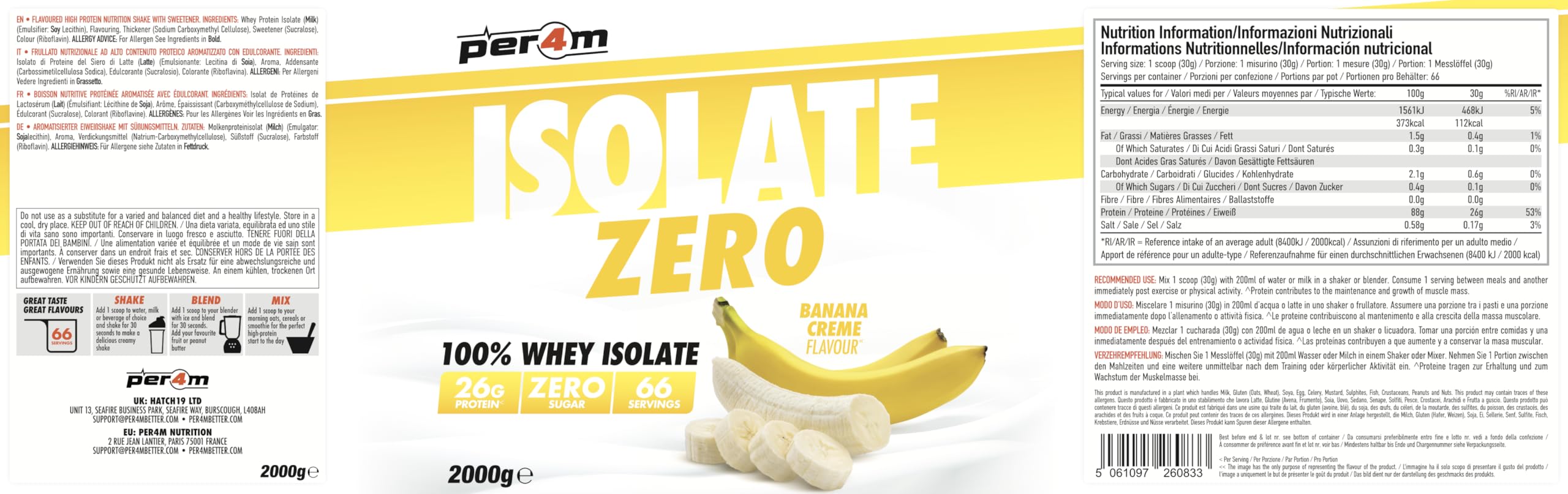 Per4m Isolate Zero 2kg