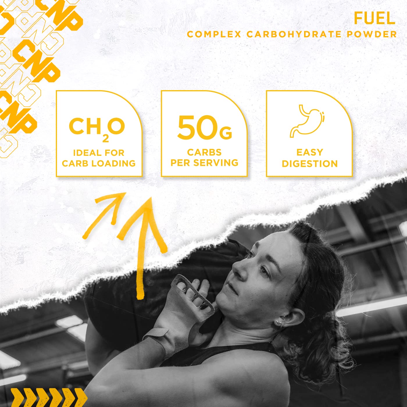 CNP Pro Fuel flavorless formula with complex carbs for carb loading and digestion