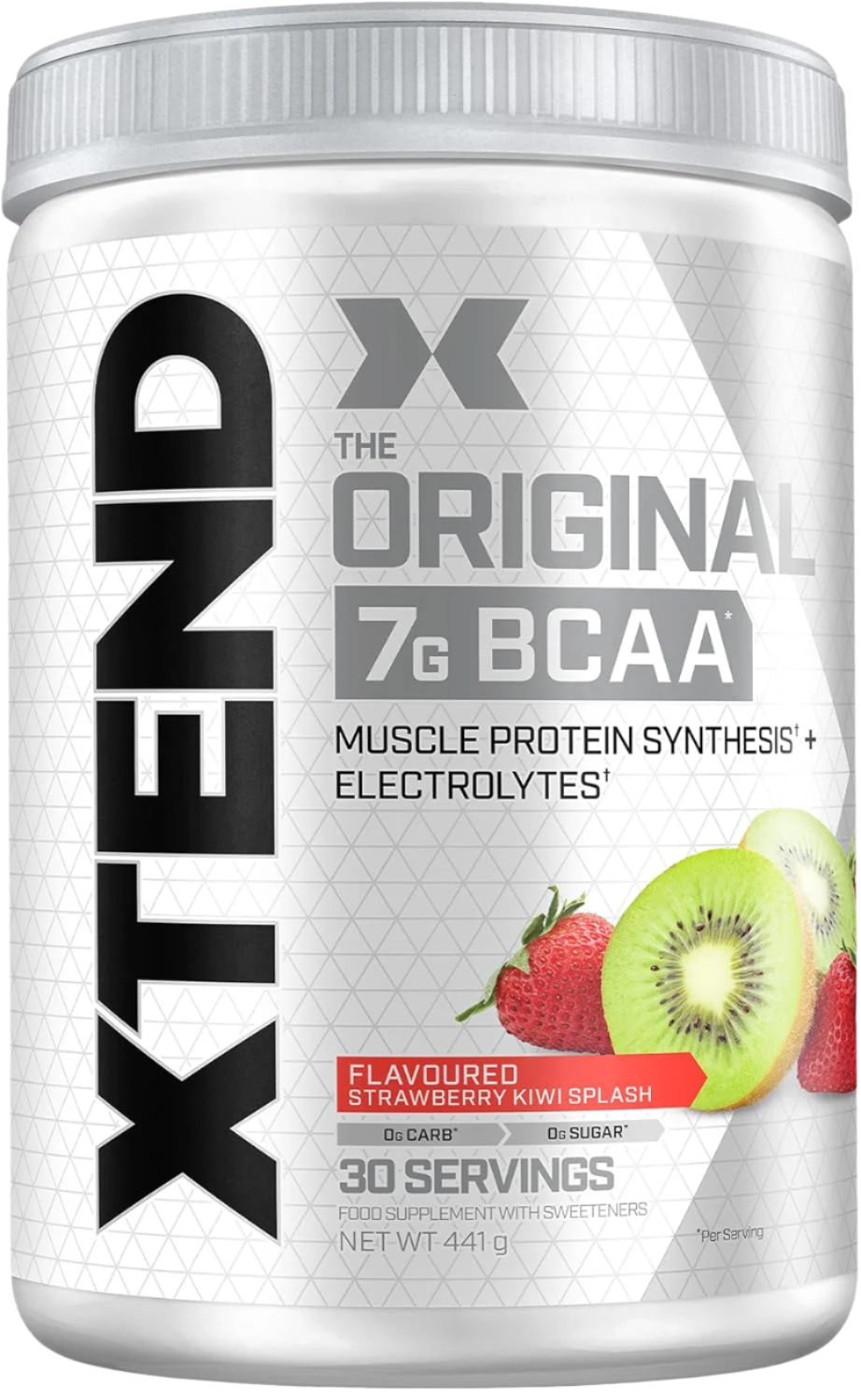 XTEND BCAA - 441g / Strawberry Kiwi Splash - BCAAs