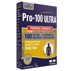 Box of Natures Aid Pro-100 Ultra probiotic supplements with billion live cultures