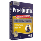 Natures Aid Pro-100 Ultra probiotic capsules with 100 billion live cultures and 8 strains