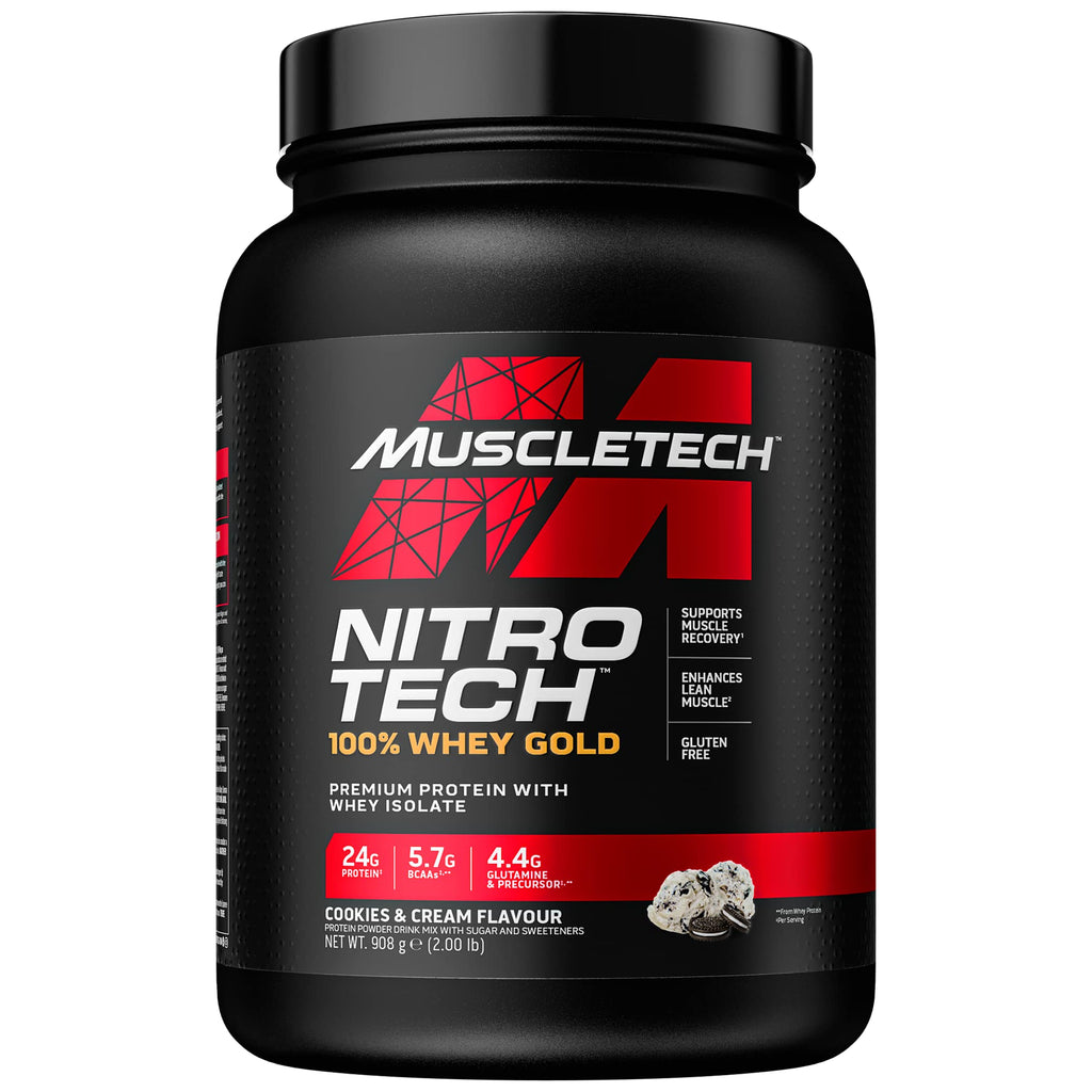 Muscletech Nitro Tech 100% Whey Gold - Whey Protein Powder