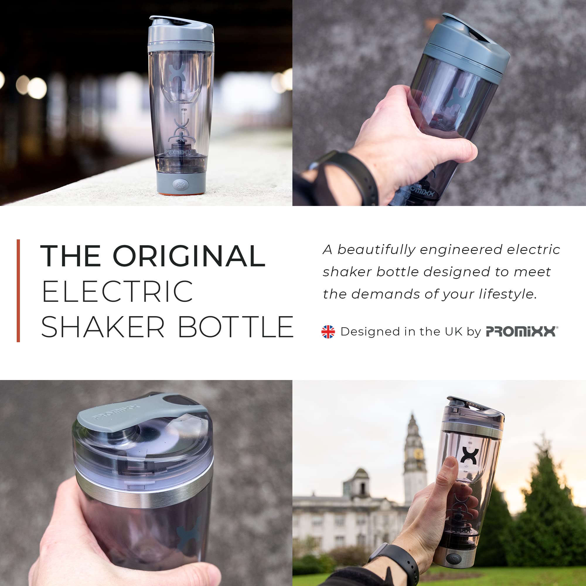 PROMiXX Pro Vortex Mixer - Shaker Bottle (Less Than 2 Litres)
