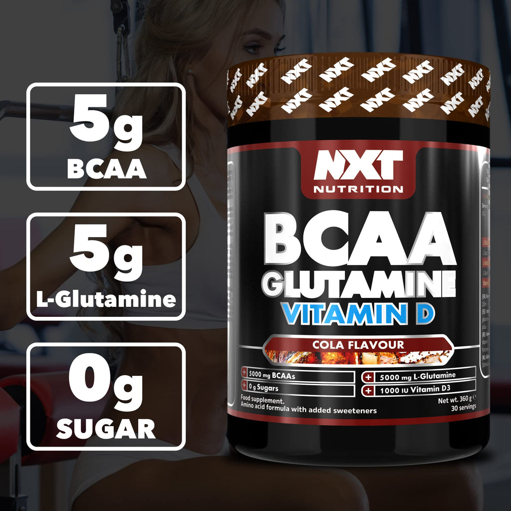 NXT Nutrition BCAA, Glutamine & VIt D 360g