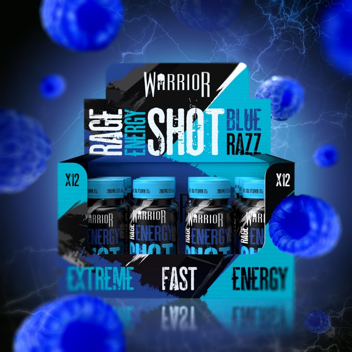 Warrior RAGE Energy Shots - Pre-Workout Shots