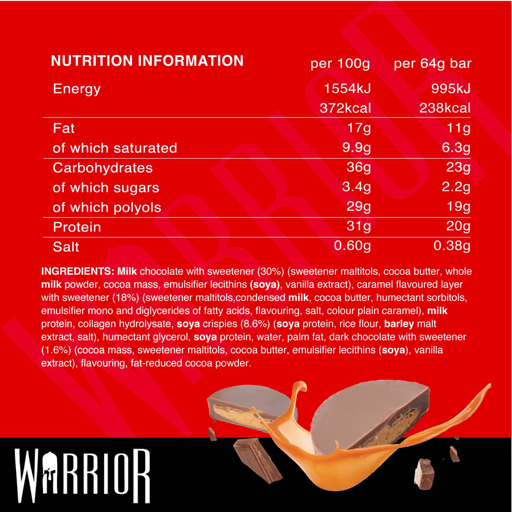 Warrior Crunch Bars - Protein Bars