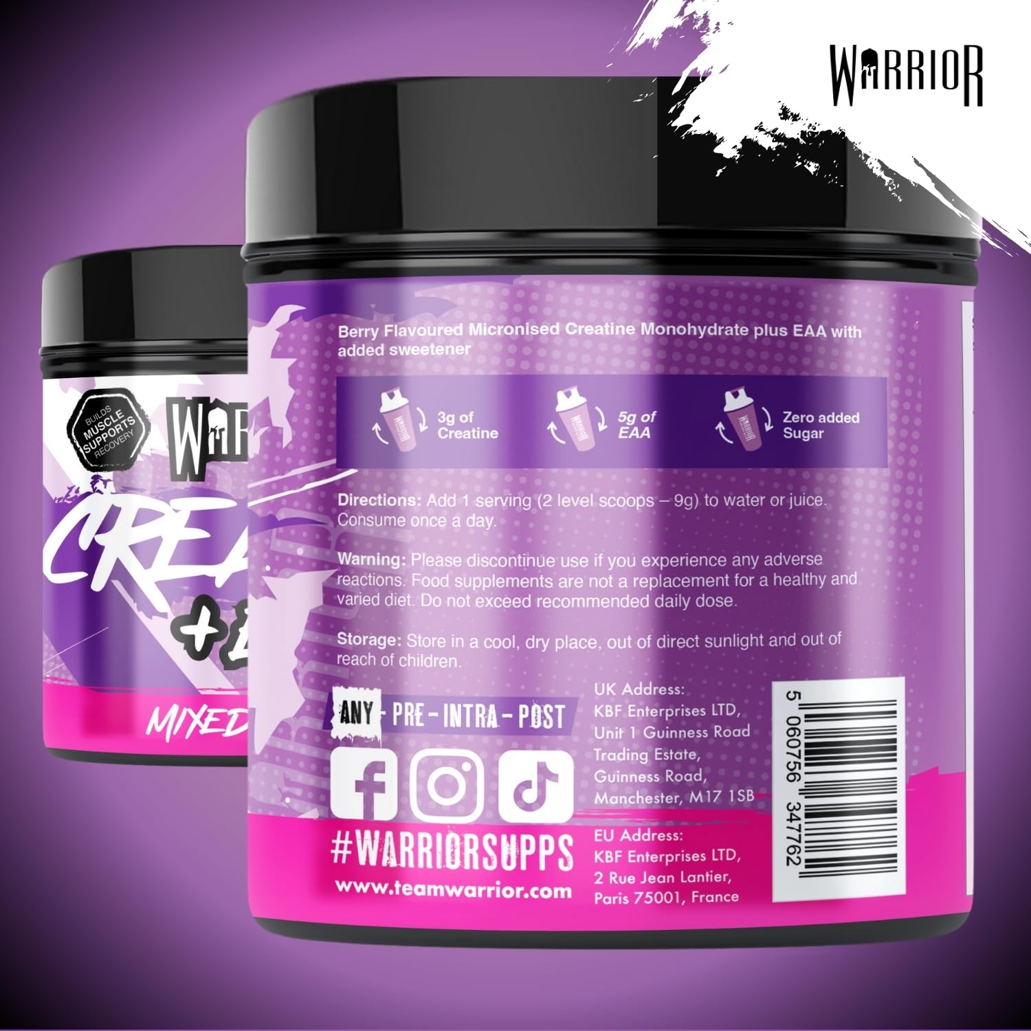 Warrior Creatine Plus EAA - Creatine Powder