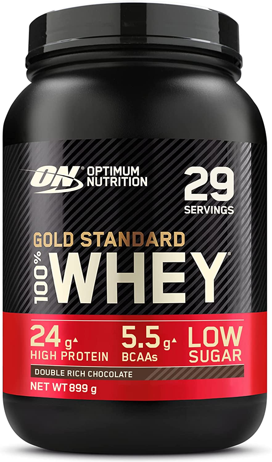 Optimum Nutrition Gold Standard 100% Whey - 899g / Double Rich Chocolate - Whey Protein Powder