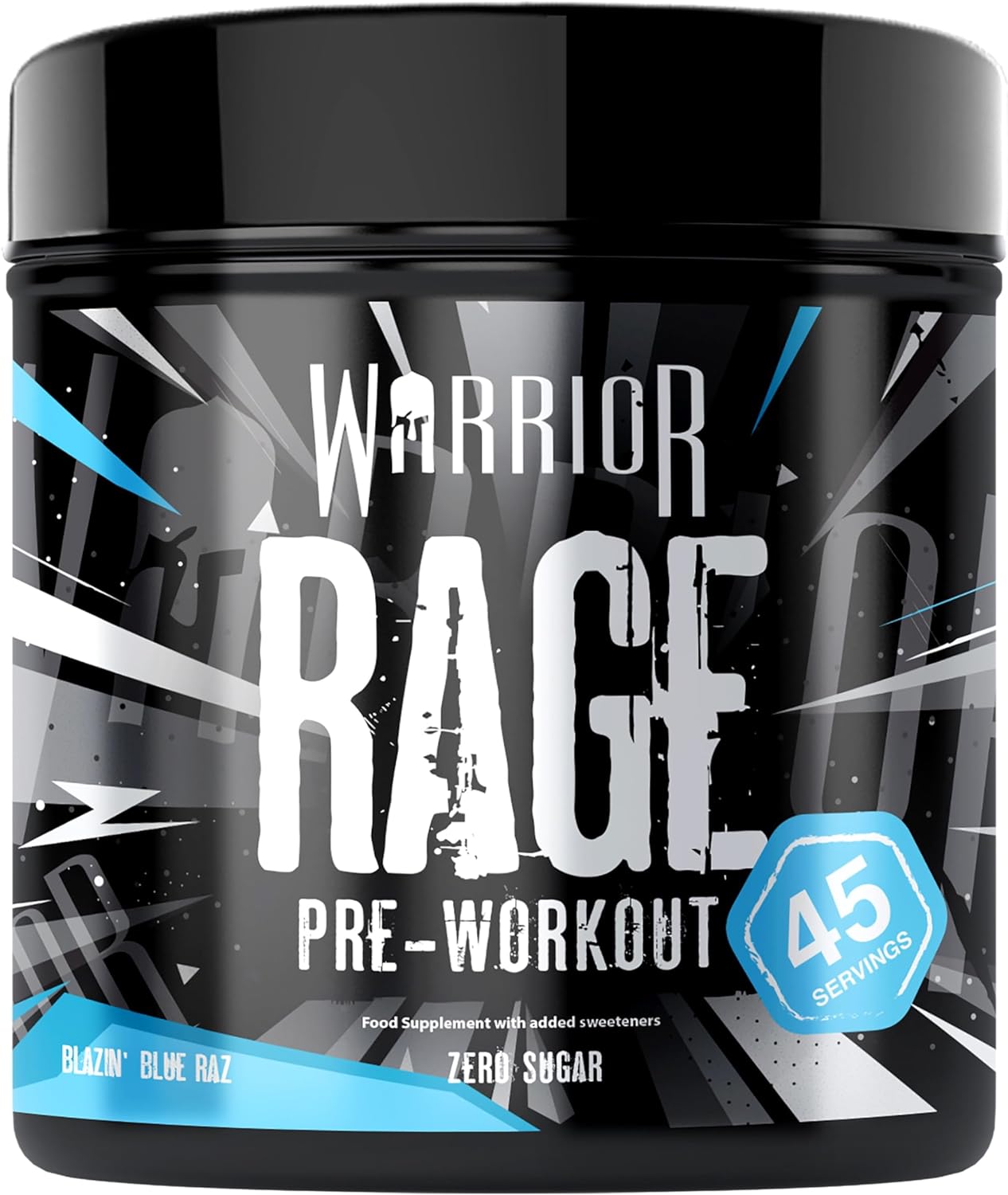 Warrior Rage - 392g / Blue Raspberry - Beta-Alanine