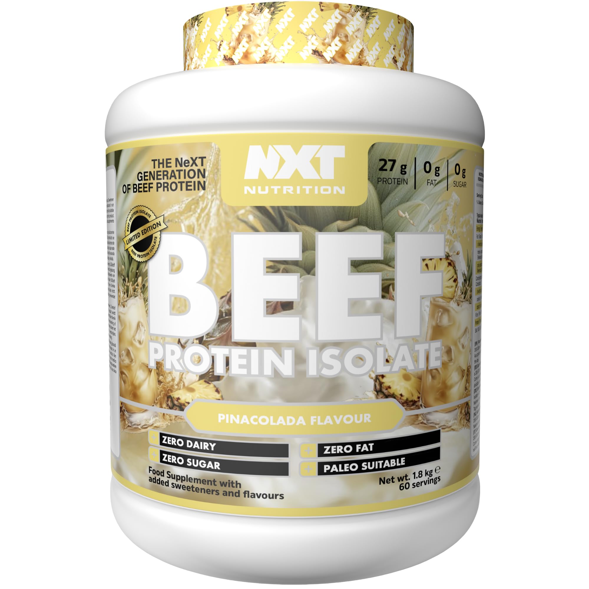 NXT Nutrition Beef Protein Isolate 1.8kg