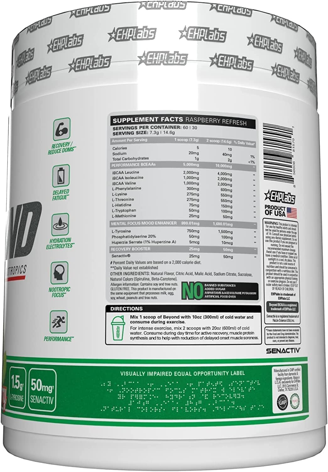 EHP Labs EHP Labs Beyond BCAA EAA - Amino Acids Powder