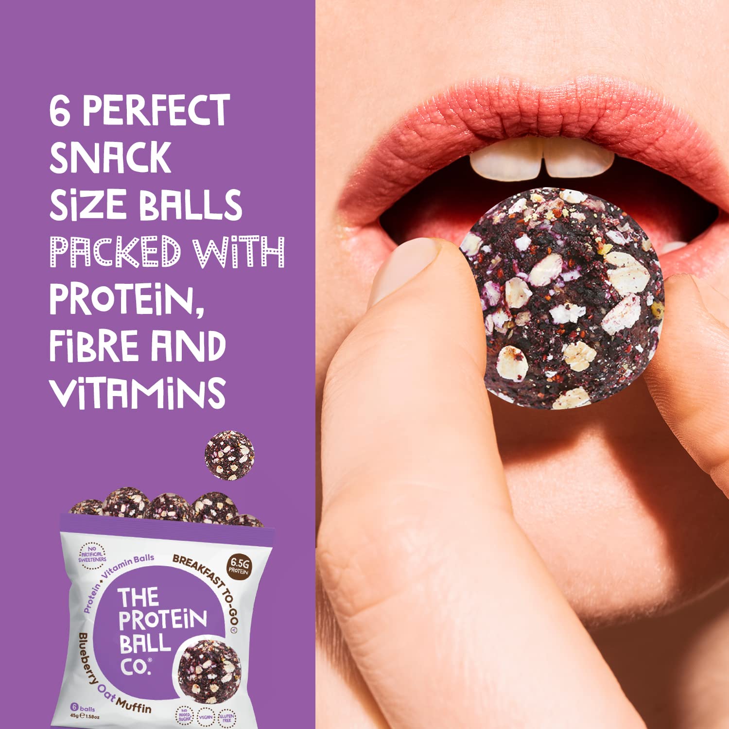 The Protein Ball Co Protein + Vitamin Balls (Breakfast To-Go) - Protein Balls