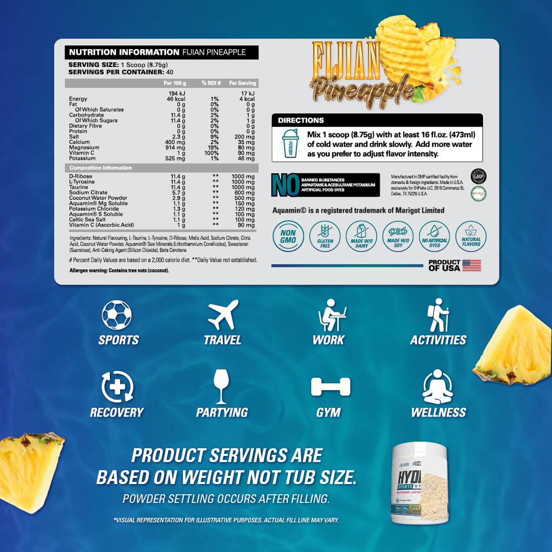 EHP Labs Hydreau - Hydration Powder