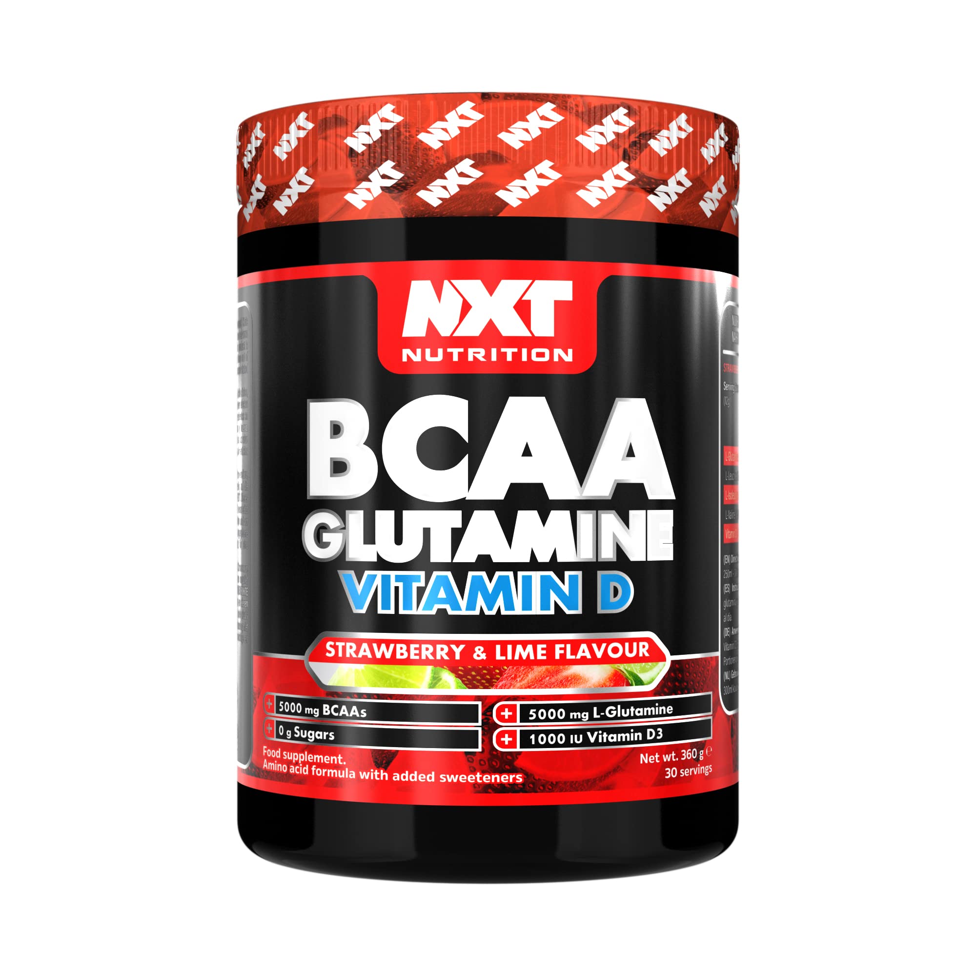 NXT Nutrition BCAA, Glutamine & VIt D 360g
