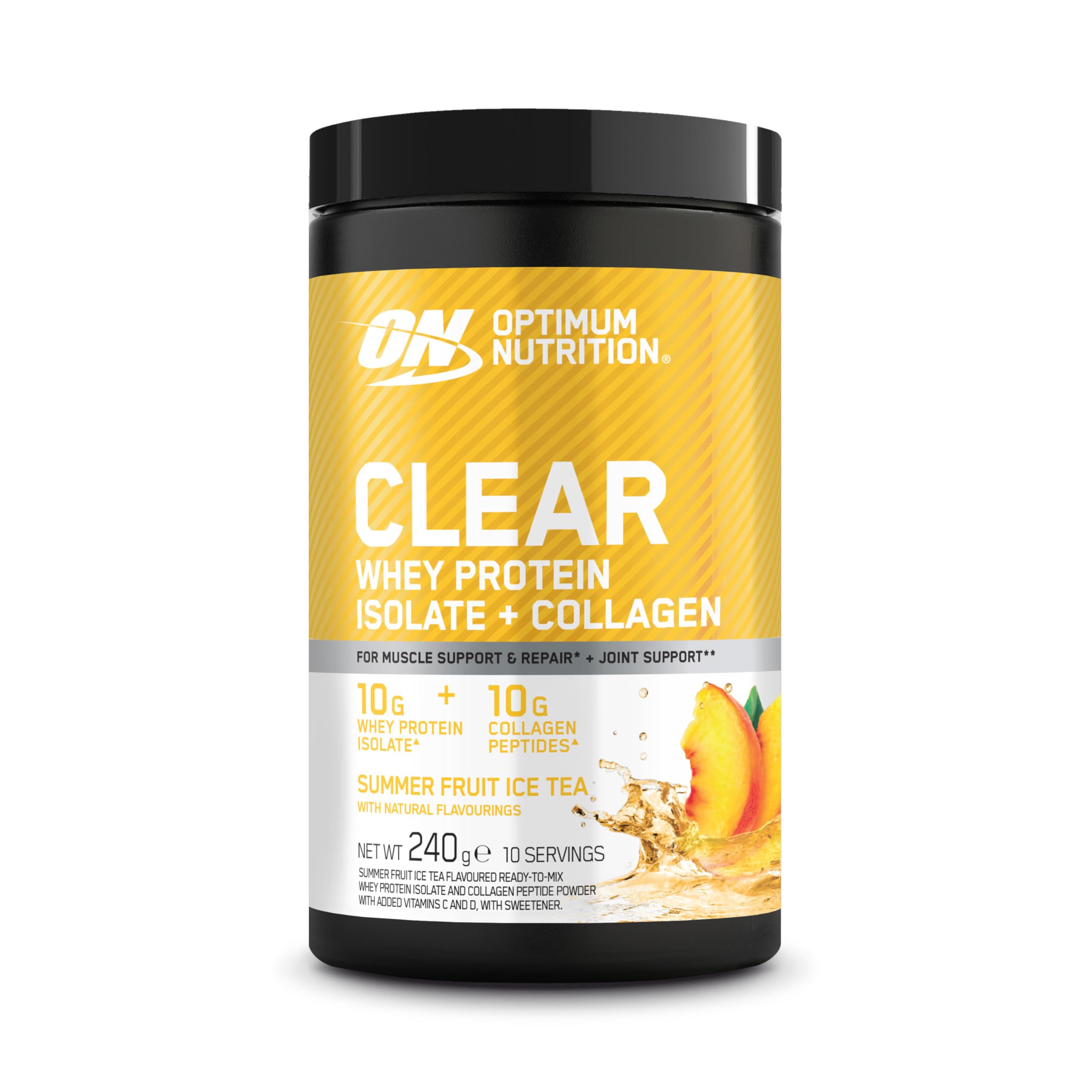 Optimum Nutrition Clear + Collagen - 240g / Summer Fruit Ice Tea - Collagen