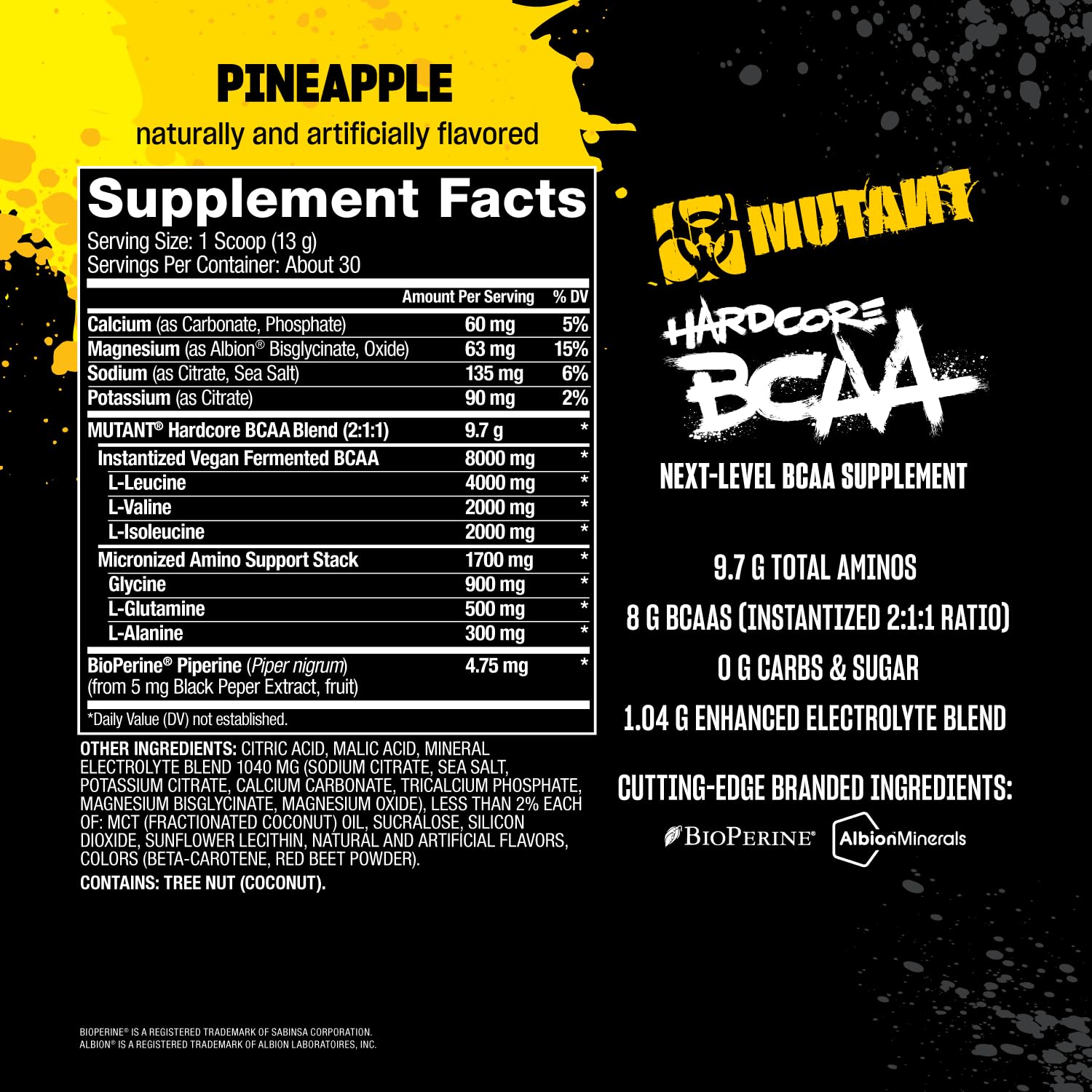 Mutant Hardcore BCAA 390g Watermelon