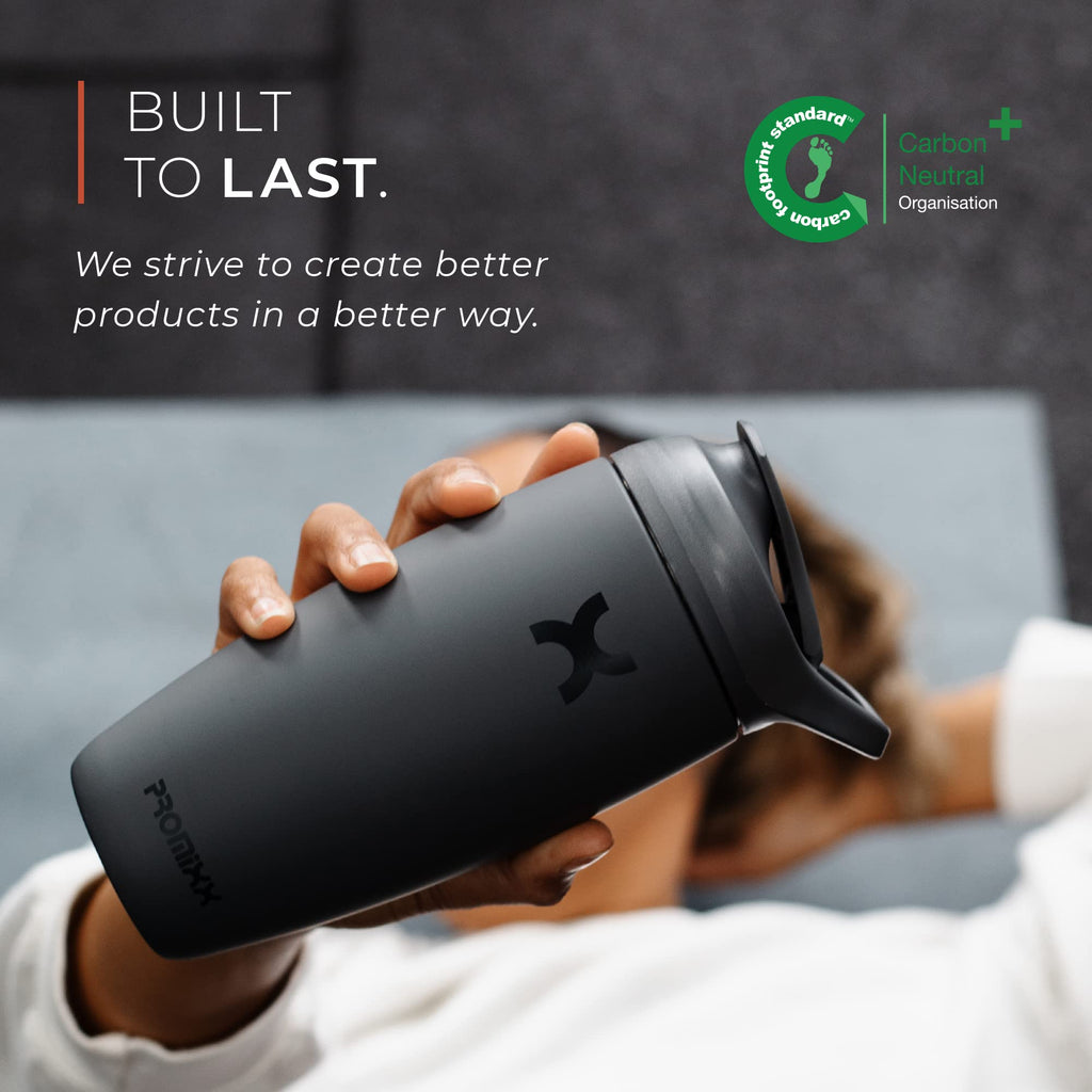 PROMiXX Pursuit Stainless-Steel Shaker Bottle - Shaker Bottle (Less Than 2 Litres)