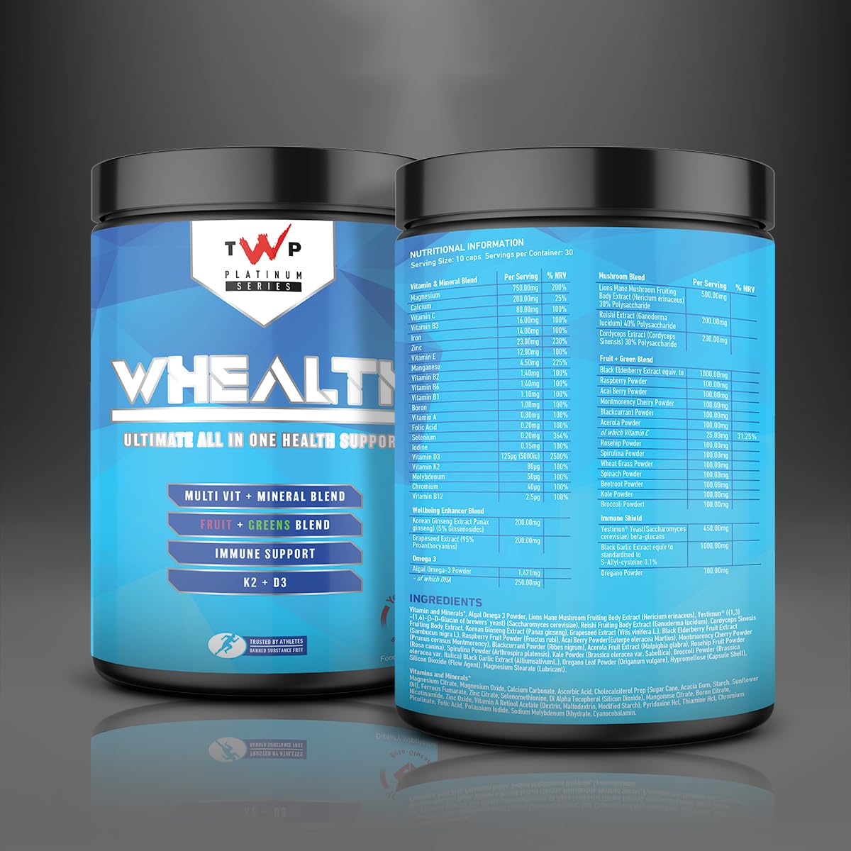 TWP WHEALTH 300 Caps - Combination Multivitamins & Minerals