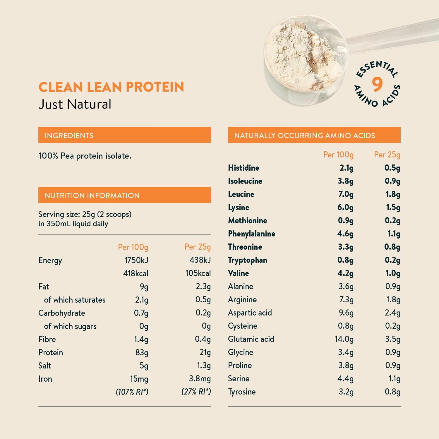 Nuzest Clean Lean Protein - Pea Protein Powder