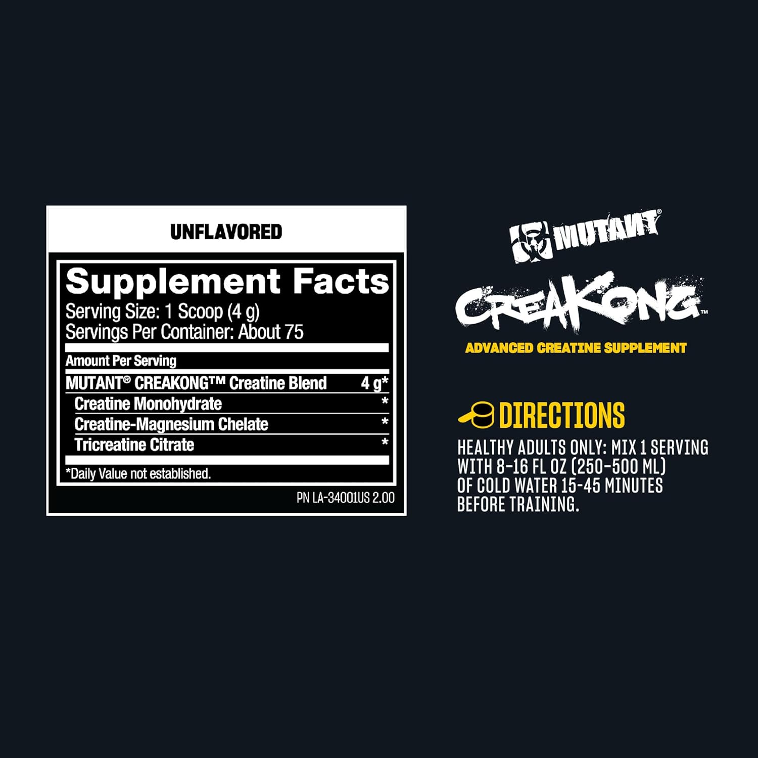 Mutant Creakong - 300g - Creatine Powder