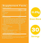 RedCon1 GI Juice nutritional facts label with digestive enzyme blend for gut health