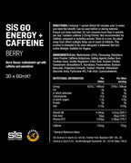 SIS (Science In Sport) GO Energy + Caffeine Gel 30 x 60ml