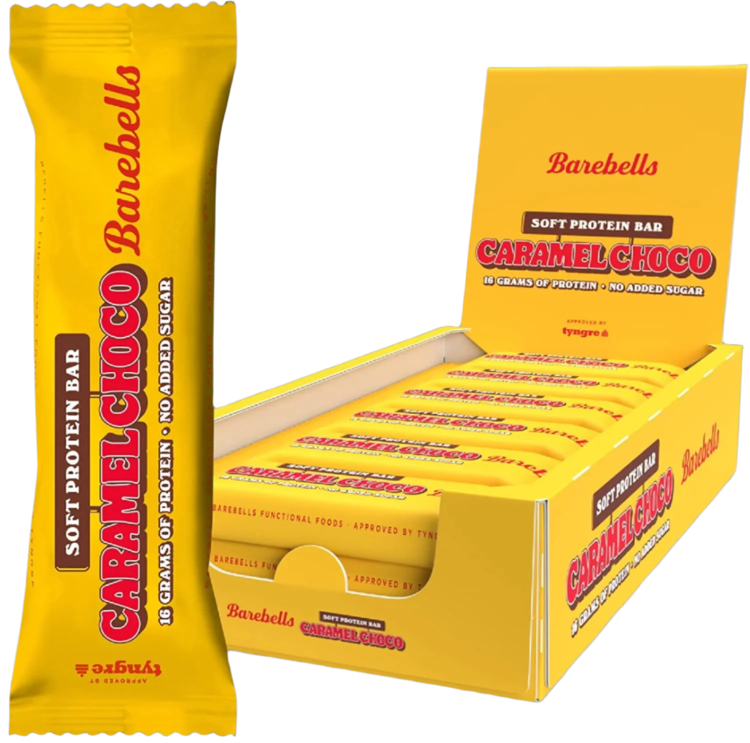 Barebells Soft Protein Bar - 12x55g / Caramel Choco - Protein Bars