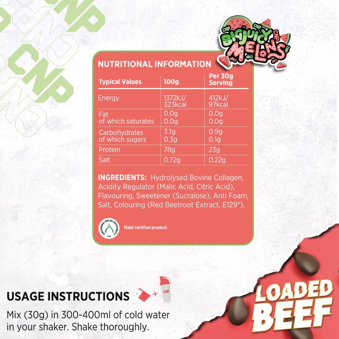 CNP Loaded Beef - Clear Collagen Protein Powder