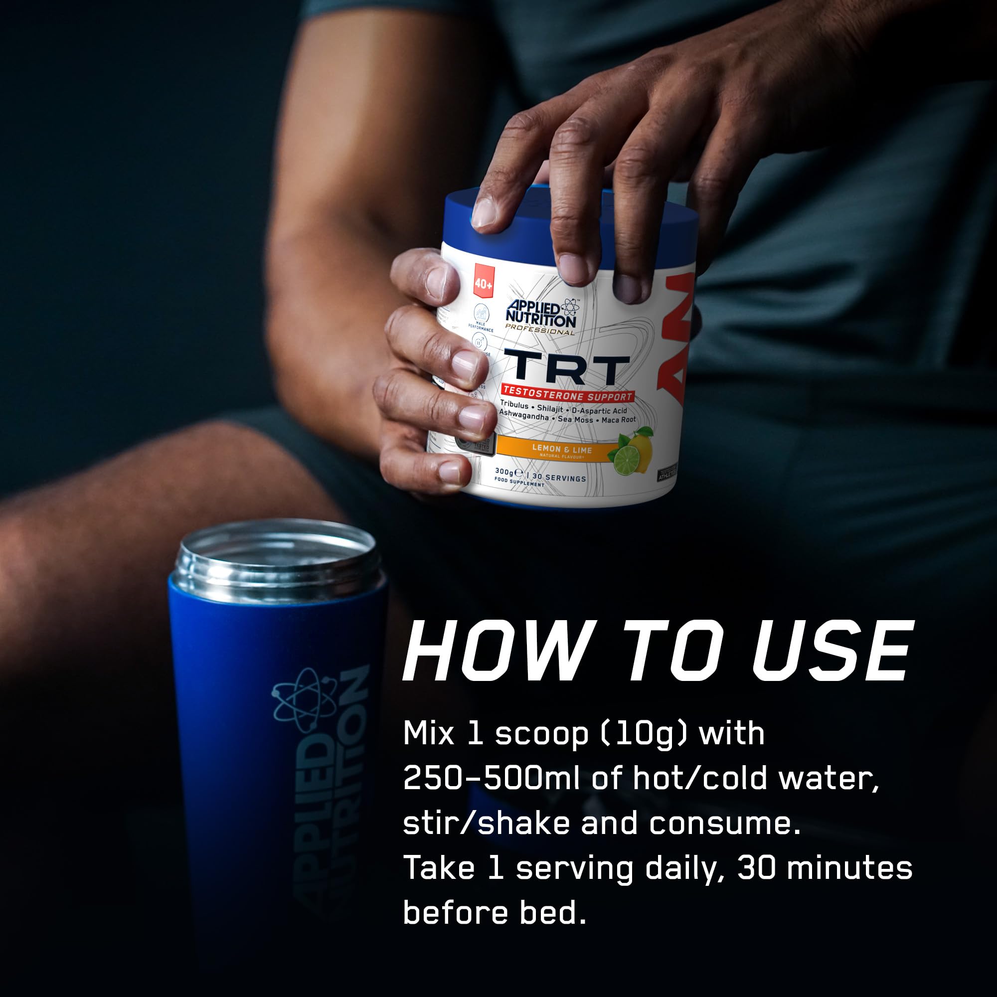 Applied Nutrition TRT (40 + RANGE) - Testosterone Booster Powder